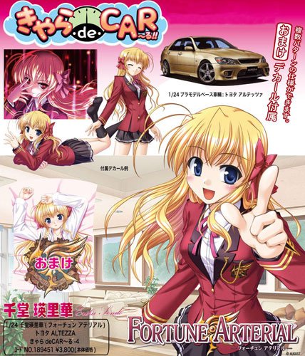 Cover image : 1/24 きゃらdeCAR～る!! フォーチュン アテリアル トヨタ アルテッツァ