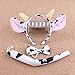 Marlegard® 3PCs Funny Dalmatian Milk Leopard Costume Headband Ear with Tail Tie