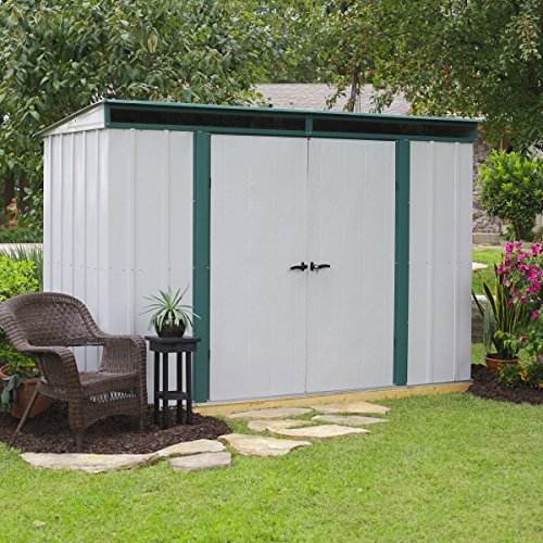 Arrow Pent Window Shed, 10 by 4-Feet Home Garden Lawn Garden Outdoor