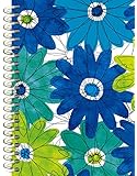 Wells Street by Lang  Outlined Daisies Spiral Journal by Tim Coffey, 6.5 x 8.5 Inches, 120 Sheets, 240 Lined Pages for Writing, 1 Journal (9000503)