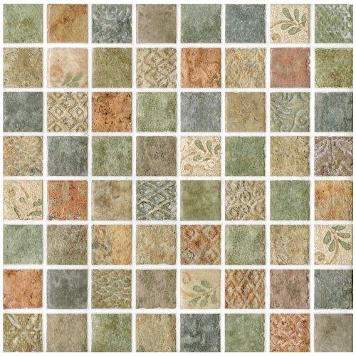 Tesselar Lumine 7-13/16 X 7-13/16 Inch Ceramic Wall Tile (10 Pcs/4.17 Sq. Ft. Per Case, Ships for )
