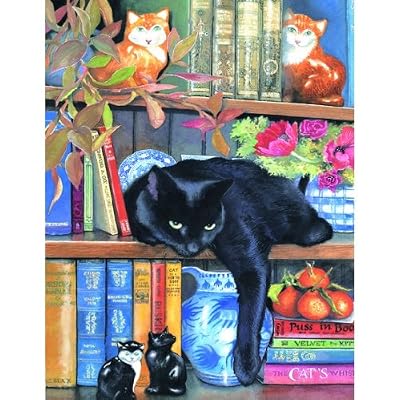 MINI On the Shelf 100pc 7x9 Inch Jigsaw Puzzle by Chrissie Snelling