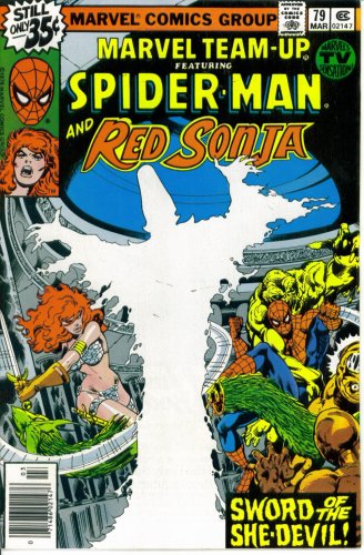 Marvel Team-Up #79 : Featuring Spider-Man and Red Sonja in "Sword of the She Devil" (Marvel Comics)
