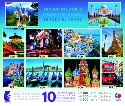 10-in-1 Multi Pack Around The World Jigsaw Puzzle