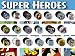 Search : Marvel Comic Book Super Heroes US Stamp Magnets Button/Pin Set