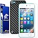 ArmorSuit MilitaryShield Black Carbon Fiber Skin Wrap Film + HD Clear Screen Protector for Apple iPod Touch 5th Generation - Anti-Bubble Film