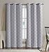 2-Pack: Alexander Energy Saving Hotel Quality Grommet Curtains - Assorted Colors (Charcoal/Grey)