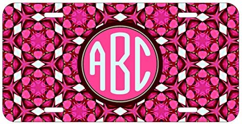 Personalized Monogrammed Oriental Ethnic Car License Plate Auto Tag