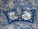 Polar Bears 16" Zippered Pillow Set featuring Shimmering Polar Bears in the Artic