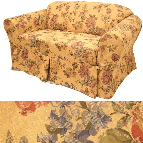 Damask Floral Furniture Slipcover Sofa 579