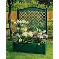Pflanzkasten mit Rankgitter 100 cm gr�n