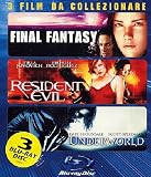 underworld / resident evil / final fantasy (3 Blu-Ray) Italian Import