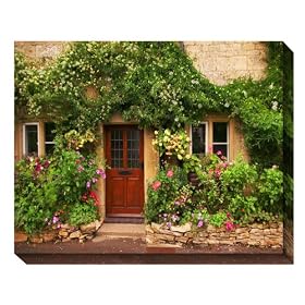 Blue Garden Designs #63821OD Floral Canoay Outdoor Canvas Art, 40-inch-by-30-inch by 