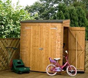 ft W x 2.5 ft D Wooden Lean-To Shed: Amazon.co.uk: Garden & Outdoors