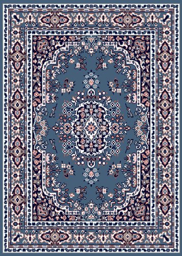 Home Dynamix Premium 7069-310 5-Feet 2-Inch by 7-Feet 4-Inch Area Rug, Country Blue