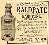 1917 Ad Baldpate Hair Growth Tonic Care Beauty Products - Original Print Ad
