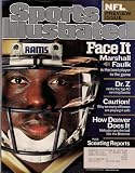 MARSHALL FAULK RAMS NFL PREVIEW SPORTS ILLUSTRATED SEPTEMBER 2001!