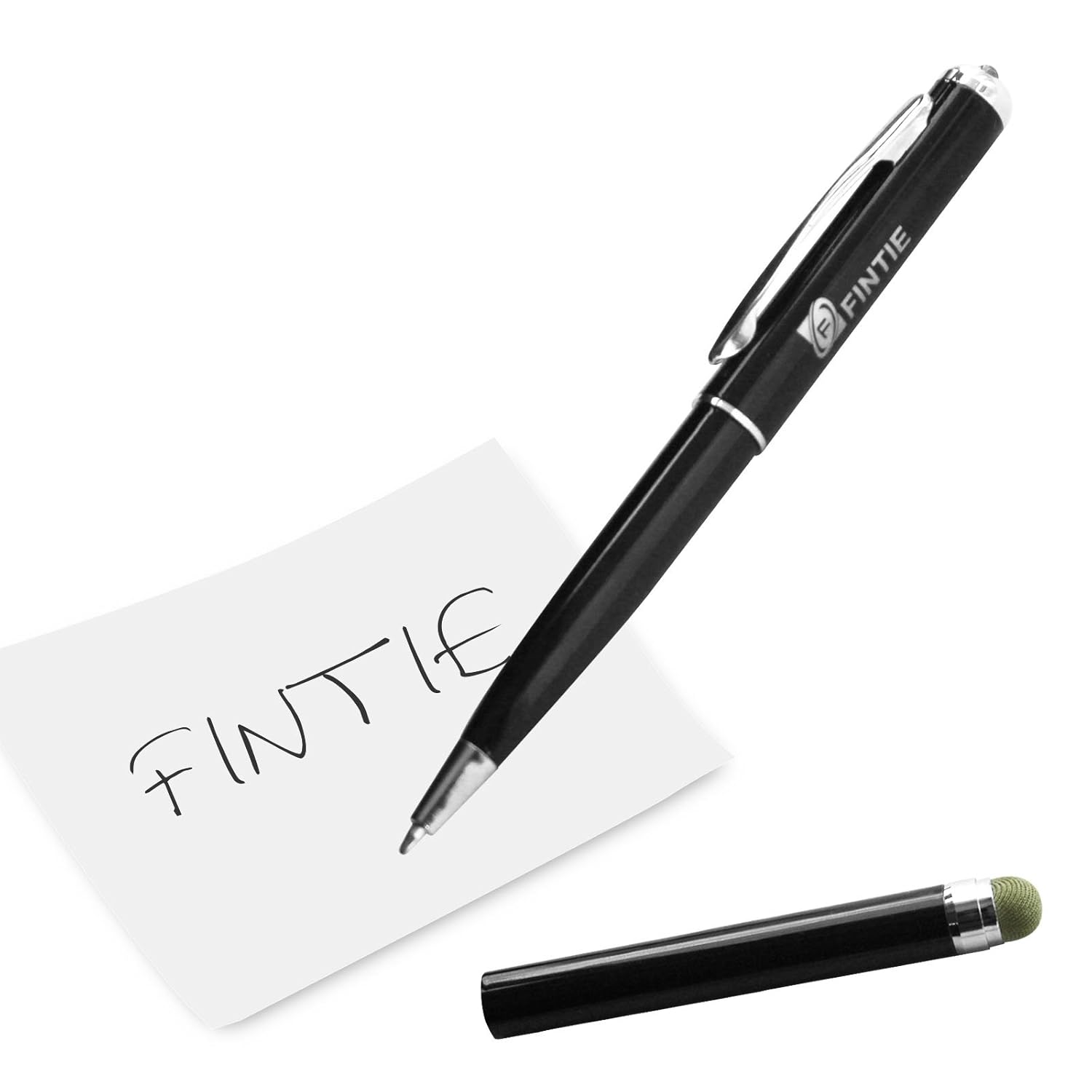 Stylus Ballpoint Pen Laser Pointer LED Flashlight For Smartphones and