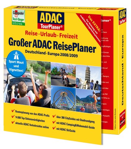 City Travel Guides Discounted  Bücher : Großer ADAC ReisePlaner Deutschland Europa 2008/2009.