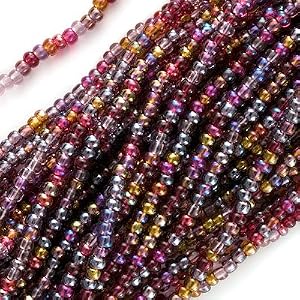 Czech-Rocailles-Seed-Bead-11-0-1-2-Hank-Pack-Mix-VINEYARD