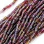 Czech Seed Beads Mix 11/0 "Vineyard" Purple, Mauve, Amber One Half Hank