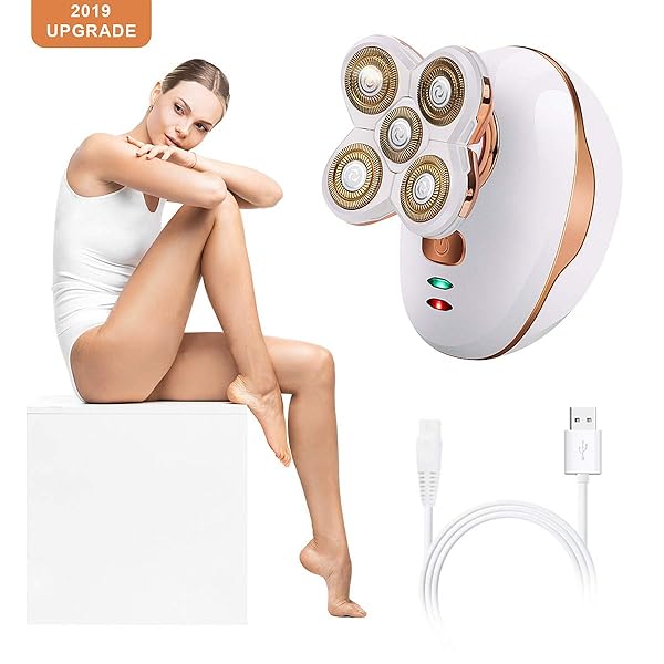 Women Hair Removal Electric Shaver For Women Men Rechargeable