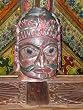 Unique Gift-antique Hand Carved and Painted Wooden Mask 18 Inches