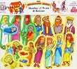 Beginner Bible Story of Ruth & Esther Flannelboard Figures - Pre-Cut