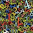 Crafty Cuts 2-Yards Cotton Fabric, Inspirations Scattered Numbers