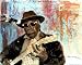 John Lee Hooker portrait blues Art Print POSTER music - 20 x 16