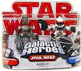 Star Wars 2009 Galactic Heroes 2-Pack Lieutenant Thire and IG86 Assassin Droid