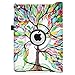 Fintie Case for iPad Air 2-360 Degree Rotating Stand Smart Protective Case Cover with Auto Sleep/Wake Feature for iPad Air 2, Love Tree