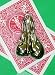 Poker Card Cover Guard Weight Truck Nuts Key Chain Fob