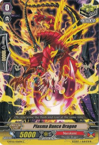 Cardfight!! Vanguard TCG - Plasma Dance Dragon (G-BT02/056EN) - G Booster Set 2: Soaring Ascent of Gale & Blossom