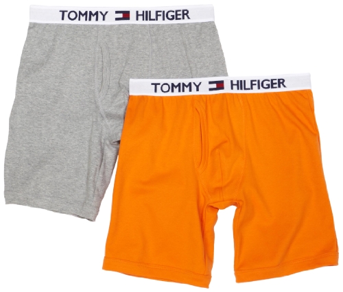 Tommy Hilfiger Mens Two Pack Athletic Boxer Brief