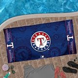 Texas Rangers Beach Towel: 30x60 Fiber Reactive