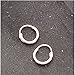 Ultra Small HOOP Earrings, 8mm,sterling silver,endless hoops,nose,cartilage,ears,lips