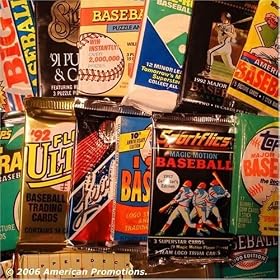baseball cards collection of 27 unopened sealed wax and foil packs