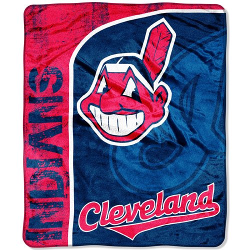 Cleveland Indians MLB Micro Raschel Blanket (50x60