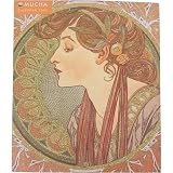 Alphonse Mucha Flittered Mini 2009 Calendar 6.5 by 7 inches