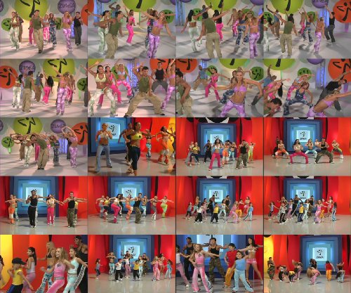 【ZUMBA】 ズンバ 米国版 (DVD4枚+マラカスタイプダンベル付き) ラテン系ダンス&音楽フィットネスエクササイズ 22036