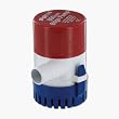 Rule 800 Gph Round Non Automatic Bilge Pump 3/4" Out - Marine Plumbing Systems - Mfr Part #20R