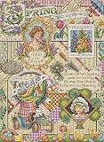 Spring Sampler Counted Cross Stitch Kit - 12"X16" 14 Count