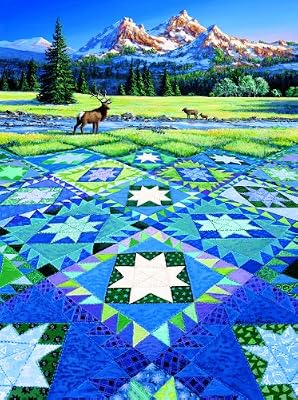 MINI - Mountain Vigil Mini 7x9 100pc Jigsaw Puzzle by Rebecca Barker