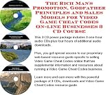 61EmgnjHKjL. SL160  Promotion of The Rich Mans, Godfather Principles and Sales Models for Video Game Cheat Codes on line company 3 CD Course