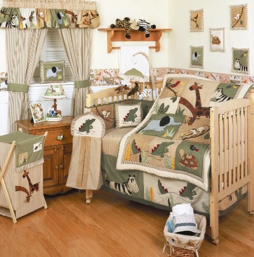 Kids Line Zanzibar Cotbed or Cot 6 Piece Bedding Set