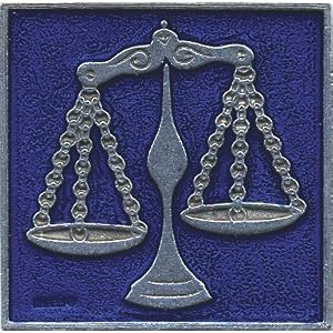 Scales of Justice Decorative Magnet