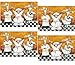 GinsonWare Set 4, 3D PP Printed Placemat w/Chefs Design. 17.25