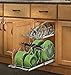 Rev-A-Shelf - 5CW2-1222-CR - 12 in. Pull-Out 2-Tier Base Cabinet Cookware Organizer