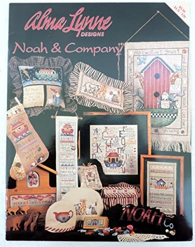 Alma Lynn Designs Noah & Company Counted Cross Stitch Pattern Booklet ALX-120